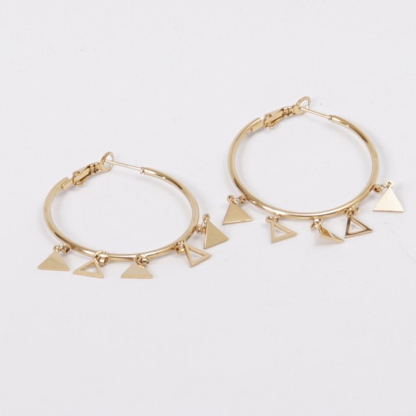 earrings 100% steel