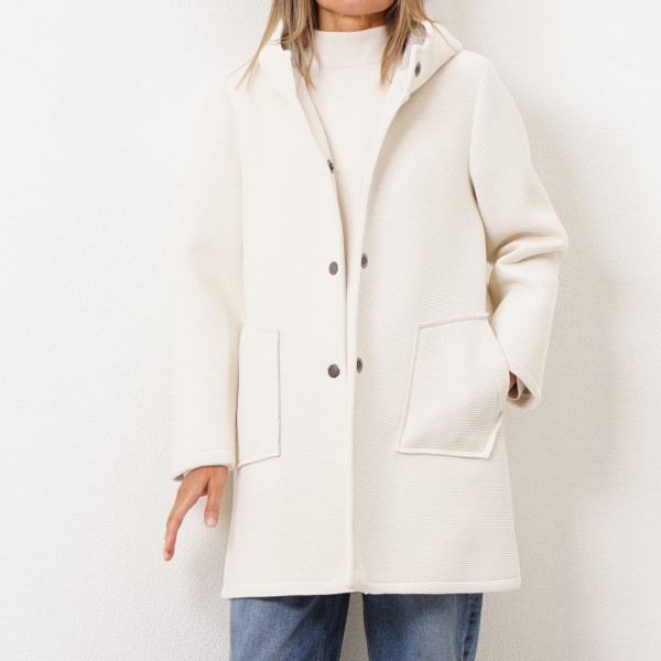 Neoprene parka (faux smooth)