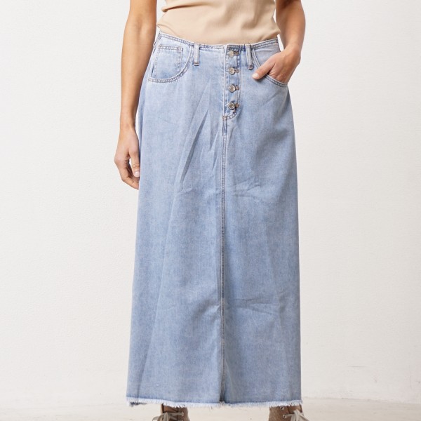 Vintage A-line denim skirt (premium)