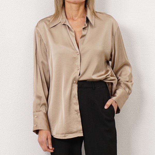 satin blouse with rayon