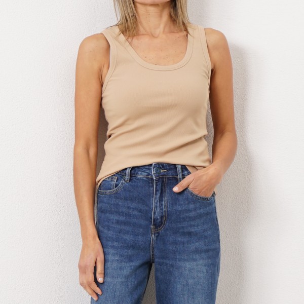 carded top with elastane and rayon