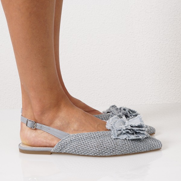 sneakers with flower application