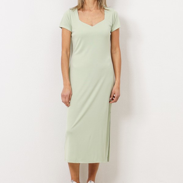 ribbed knit dress