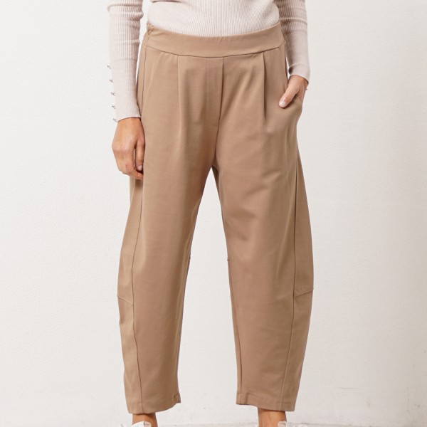 Balloon pants in Roma knit fabric