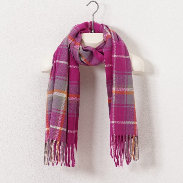 Fringed scarf (soft touch)