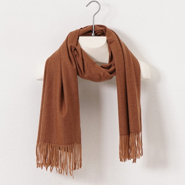 Fringed scarf (soft touch)