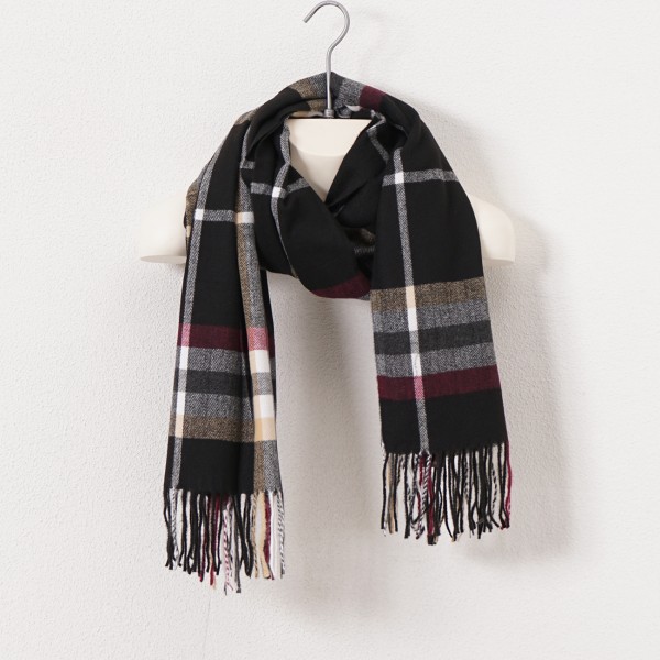 Fringed scarf (soft touch)