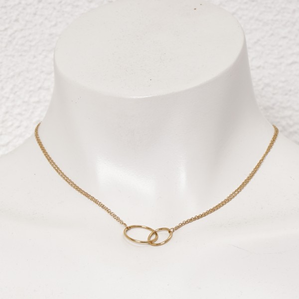 stainless steel necklace (surgical steel) without nickel