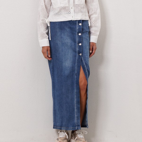 vintage denim skirt