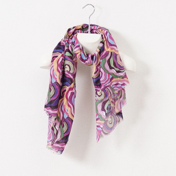 cotton/viscose scarf