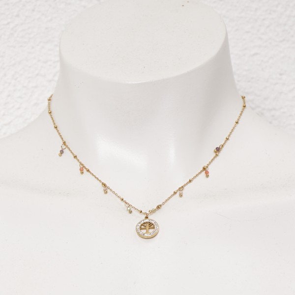 stainless steel necklace (surgical steel) without nickel