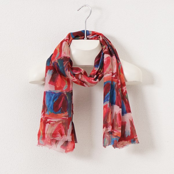 Viscose/cotton scarf