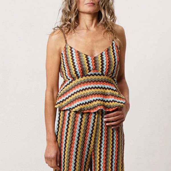 Jacquard knit top