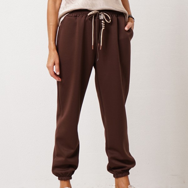 Pants with elastic waistband and drawstring (adjustable)