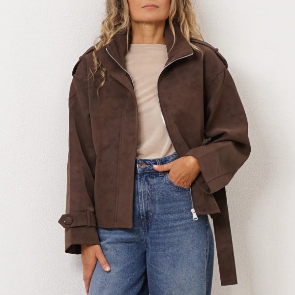 Eco-leather jacket