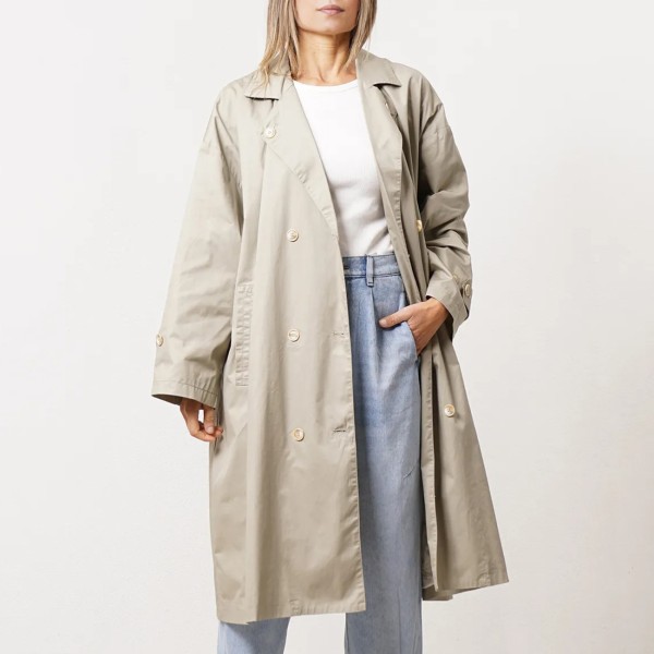 Oversized gabardine in premium cotton fabric