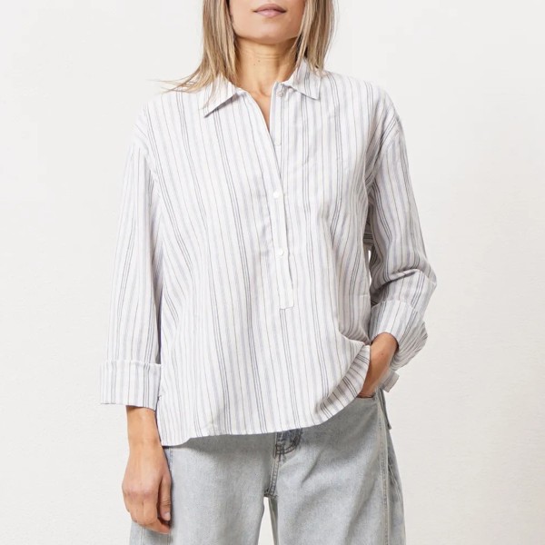 striped blouse