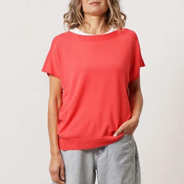 knit sweater with viscose