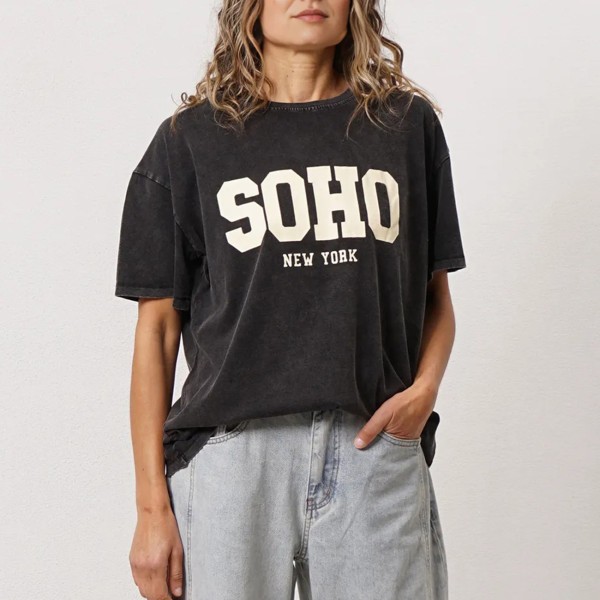 Vintage t-shirt with print (premium)