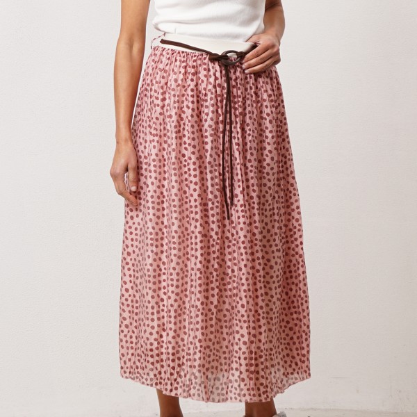 Skirt with lyocell and elastic waistband (premium)
