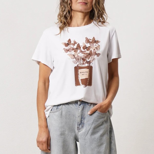 Cotton t-shirt with print