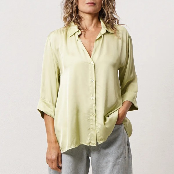 Satin blouse with rayon (premium)