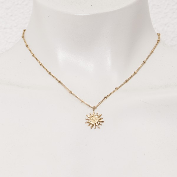 Stainless steel (surgical steel) necklace, nickel-free