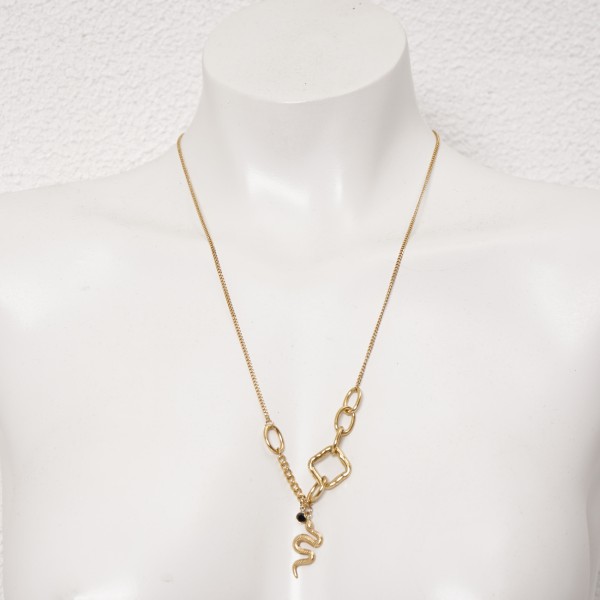 stainless steel necklace (surgical steel) without nickel