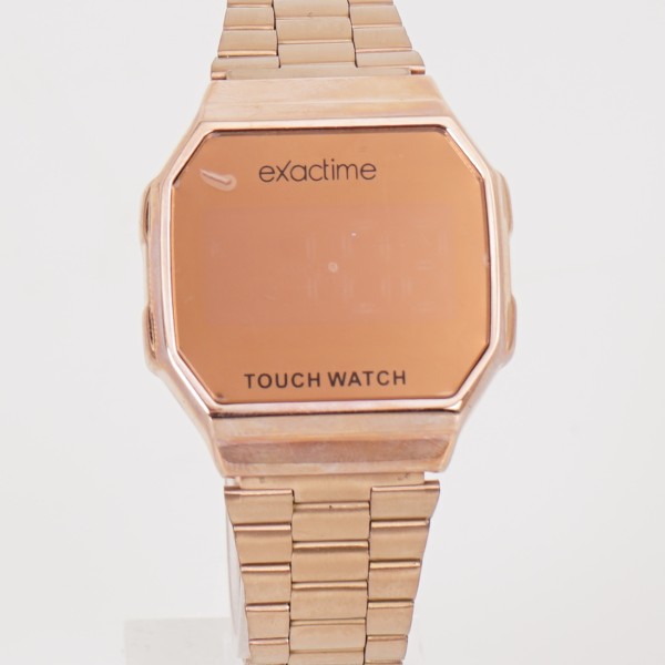 stainless steel digital watch