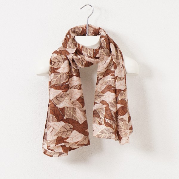 viscose scarf with lurex