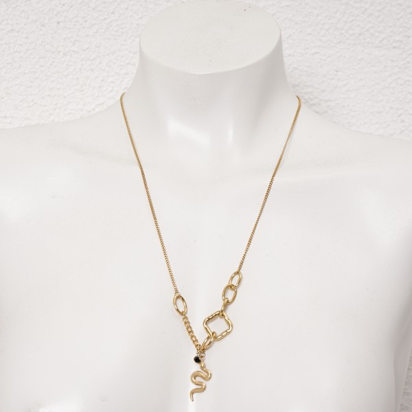 stainless steel necklace (surgical steel) without nickel