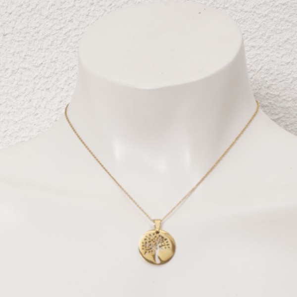 stainless steel necklace (surgical steel) without nickel