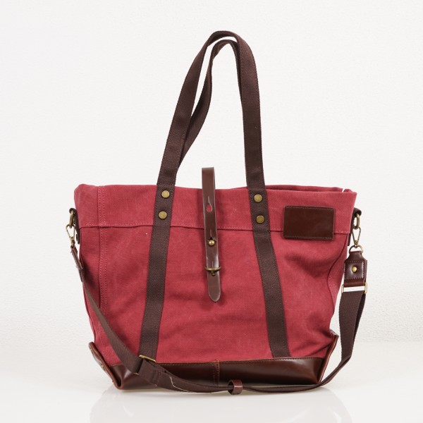 Vintage canvas/leather bag
