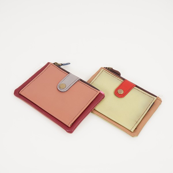Leather coin purse