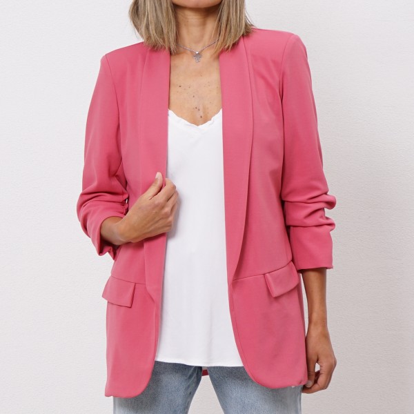 blazer with / furrowed on the sleeve