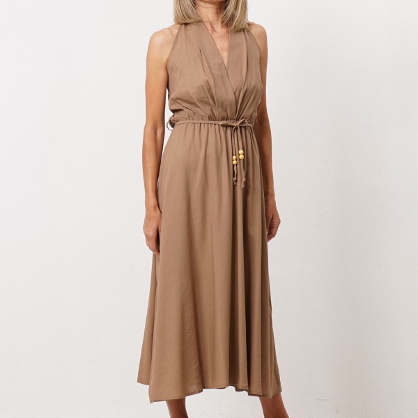 linen dress with viscose