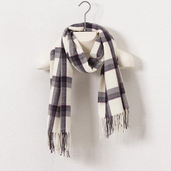 Fringed scarf (soft touch)