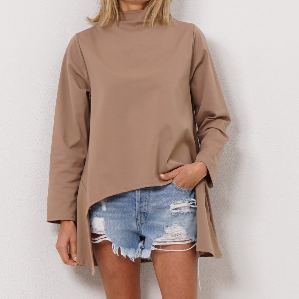 asymmetrical knit tunic (Ponto Roma) ?