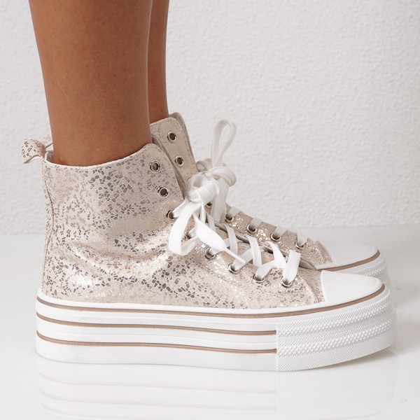 sequined sneaker