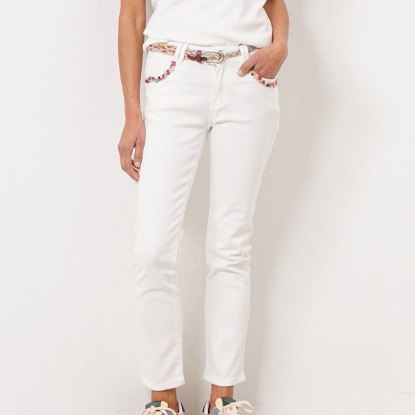 pants c/ applications and spandex