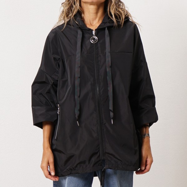 Waterproof parka with hood