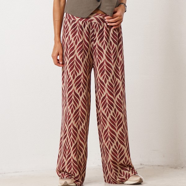 Lurex knit pants