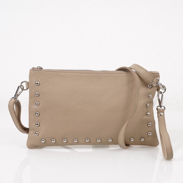 leather fanny pack with studs