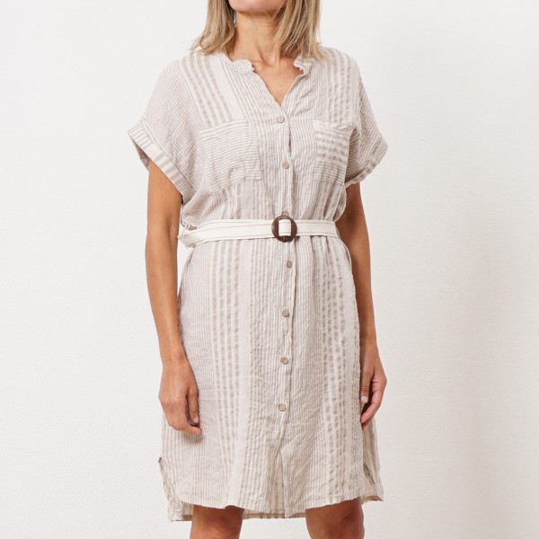 100% linen dress