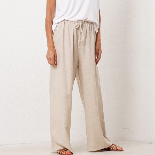 linen and viscose pantaloons