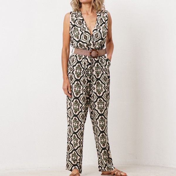 printed viscose jumpsuit