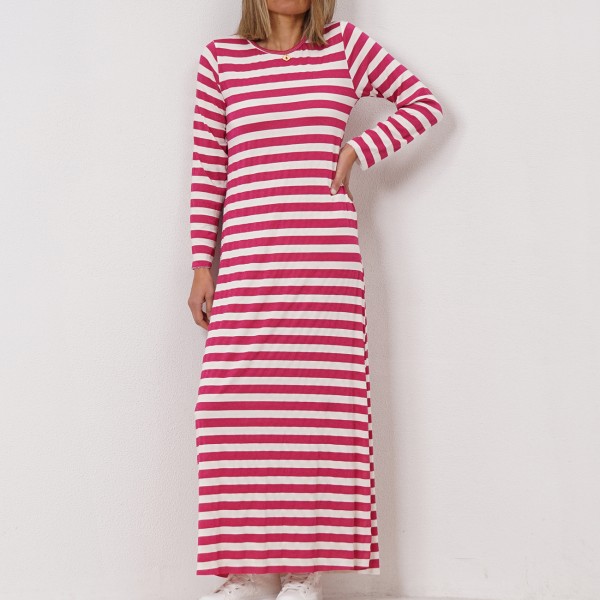 knit dress with stripes (rapport)