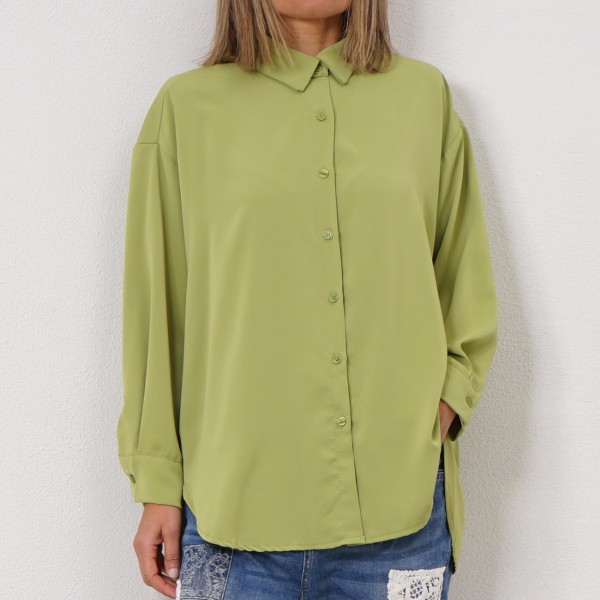 blusa/camiseiro em crepe