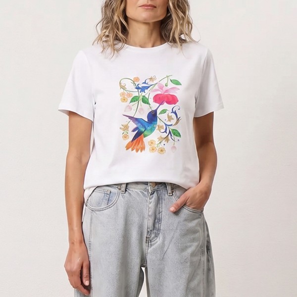 tshirt c/ estampa 