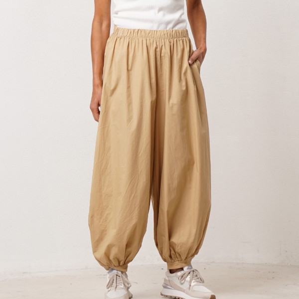 pantalonas em popelina c/ punho 